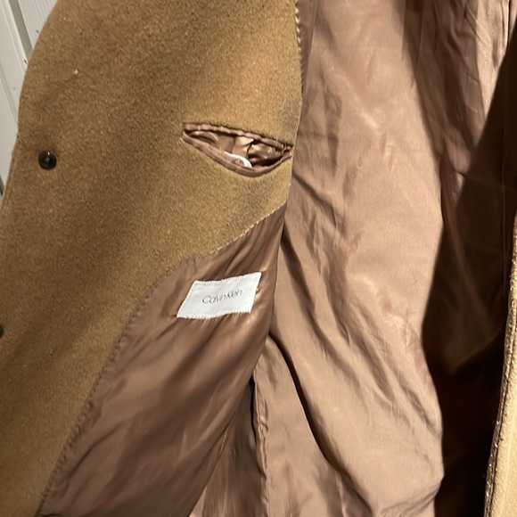 Calvin Klein Wool-blend Topcoat - Picture 3 of 4